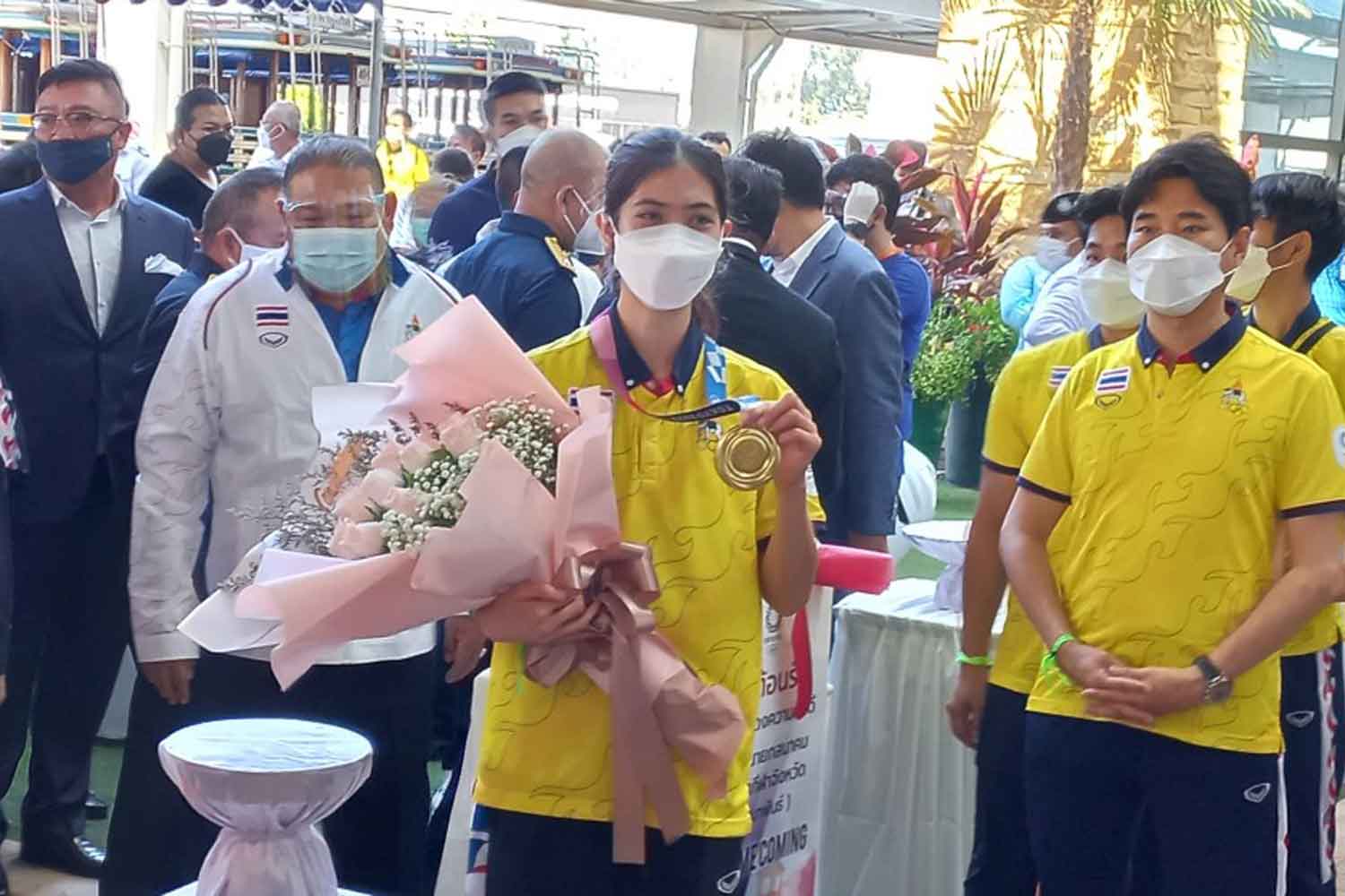 Thailand Sambut Kepulangan Peraih Emas Olimpiade 2020